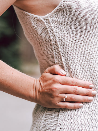 Isadora Top | ligne A flatteuse en Pure Silk de Knitting for Olive