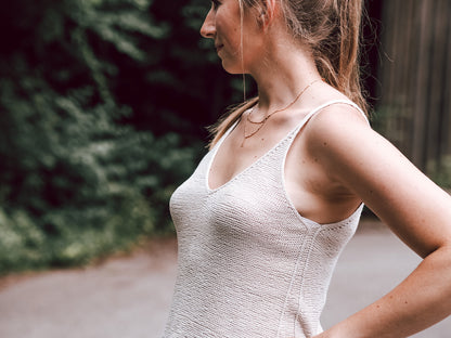 Isadora Top | ligne A flatteuse en Pure Silk de Knitting for Olive