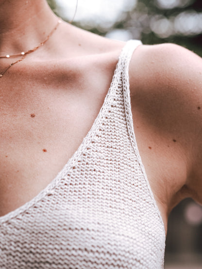 Isadora Top | ligne A flatteuse en Pure Silk de Knitting for Olive
