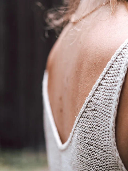 Isadora Top | ligne A flatteuse en Pure Silk de Knitting for Olive