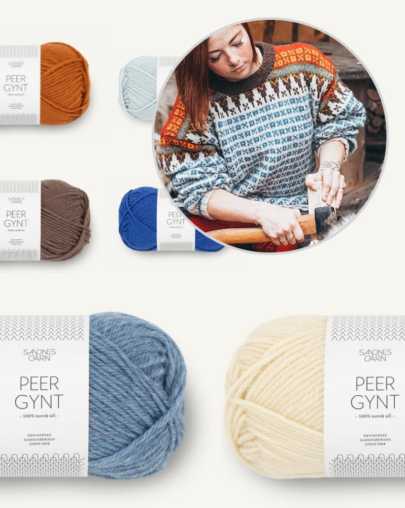 Moa Sweater | classically beautiful from Peer Gynt by Sandnes Garn