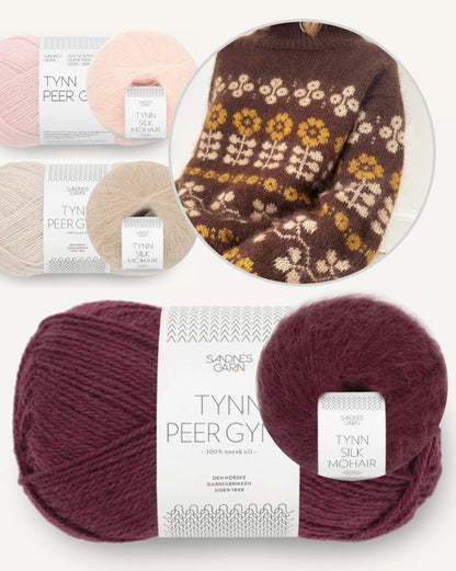 Mona Sweater | Postcard from the 70s aus Tynn Peer Gynt und Tynn Silk Mohair von Sandnes Garn