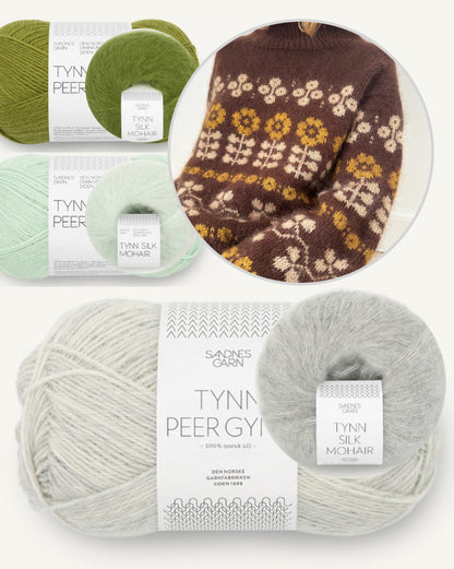 Mona Sweater | Postcard from the 70s aus Tynn Peer Gynt und Tynn Silk Mohair von Sandnes Garn