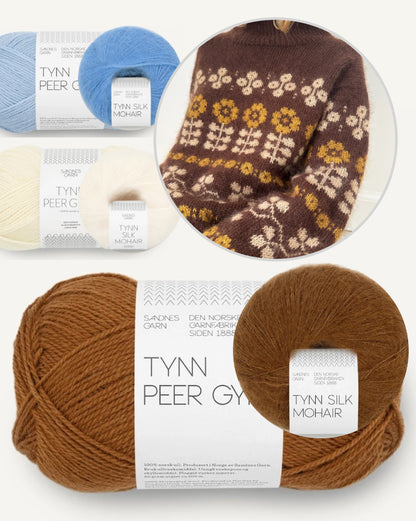 Mona Sweater | Postcard from the 70s aus Tynn Peer Gynt und Tynn Silk Mohair von Sandnes Garn