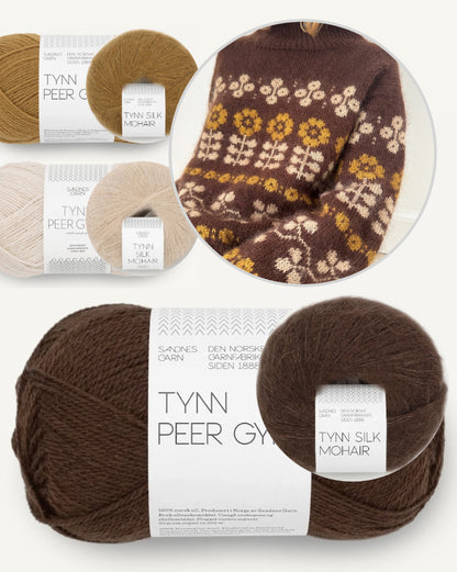 Mona Sweater | Postcard from the 70s aus Tynn Peer Gynt und Tynn Silk Mohair von Sandnes Garn