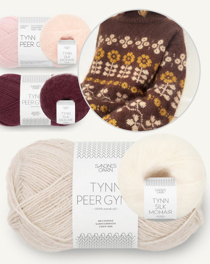 Mona Sweater | Postcard from the 70s aus Tynn Peer Gynt und Tynn Silk Mohair von Sandnes Garn