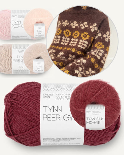 Mona Sweater | Postcard from the 70s aus Tynn Peer Gynt und Tynn Silk Mohair von Sandnes Garn