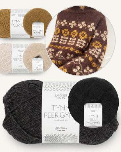 Mona Sweater | Postcard from the 70s aus Tynn Peer Gynt und Tynn Silk Mohair von Sandnes Garn