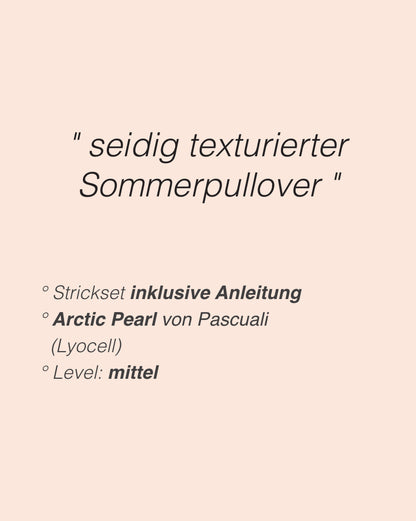 Pull Moon Weave | texture délicate et soyeuse en Arctic Pearl de Pascuali