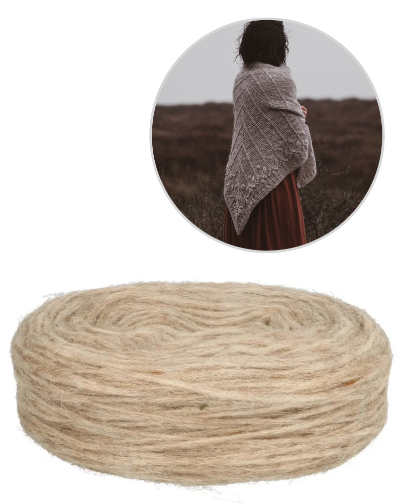 Moorland Shawl | oprindeligt smukt sjal af Plötulopi fra Lopi Island