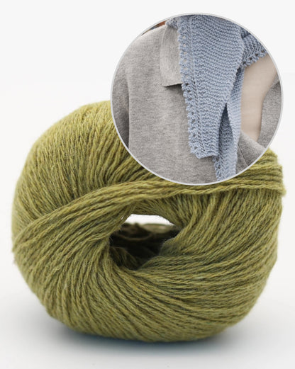 Mosse Mini Scarf | superenkelt mini-halstørklæde af Alva Cashmere Revive fra BC Garn