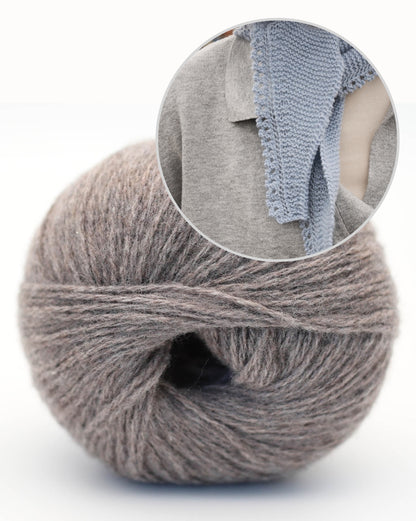 Mosse Mini Scarf | superenkelt mini-halstørklæde af Alva Cashmere Revive fra BC Garn