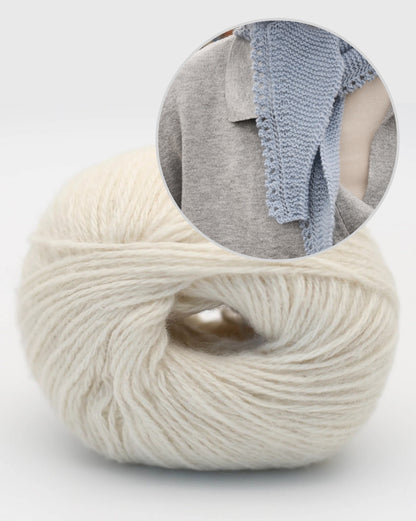 Mosse Mini Scarf | superenkelt mini-halstørklæde af Alva Cashmere Revive fra BC Garn
