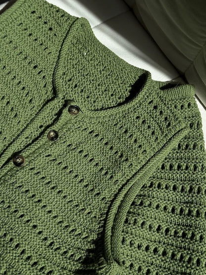 Gilet n° 10 | gilet aéré en mérinos et pure soie de Knitting for Olive
