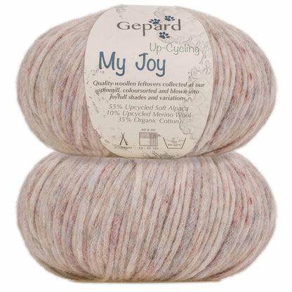 My Joy Up-Cycling | Fil de rêve issu d'alpaga, de mérinos et de coton bio recyclés