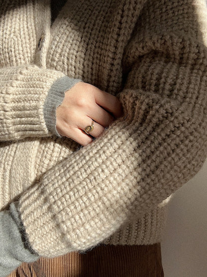 Viveka Cardigan | warme Jacke aus Babyalpaca Los Andes von Pascuali