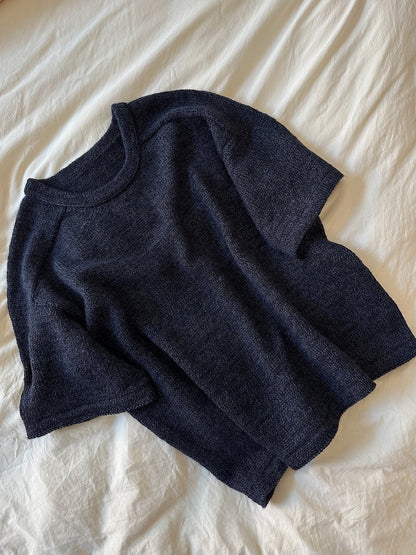 Tee n° 1 | luxueux pull à emmanchures marteau en Wild & Soft et Cashmere Lace de Gepard Garn