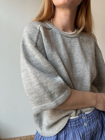 Tee n° 1 | luxueux pull à emmanchures marteau en Wild & Soft et Cashmere Lace de Gepard Garn