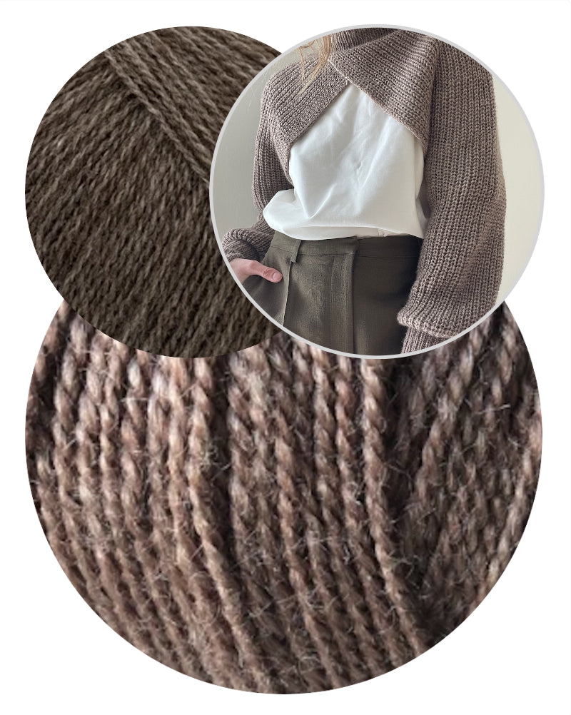 Aegyoknit Narae cropped Sweater mit Wild & Soft und Cashmere Lace von Gepard Garn 9
