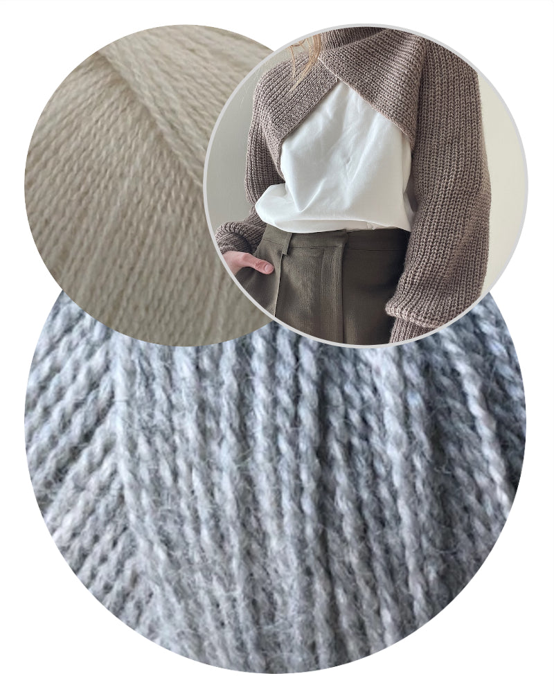 Aegyoknit Narae cropped Sweater mit Wild & Soft und Cashmere Lace von Gepard Garn 13