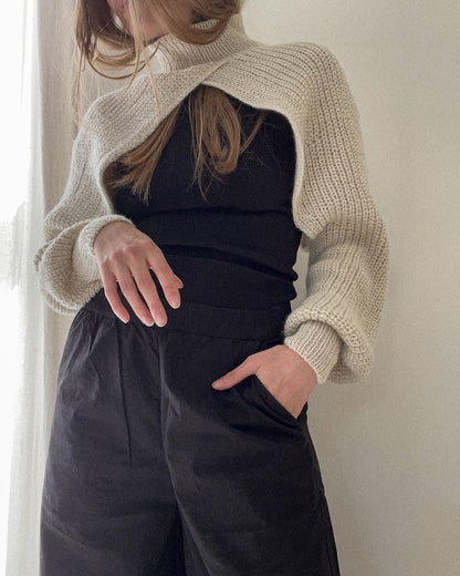 Aegyoknit Narae cropped Sweater mit Wild & Soft und Cashmere Lace von Gepard Garn 6