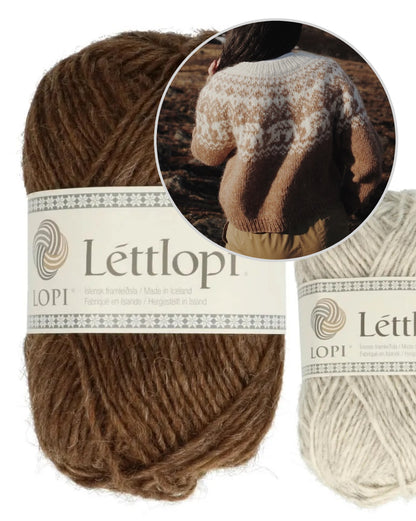 Saskie und Co Narnia Jumper mit Lettlopi von Lopi Island 11