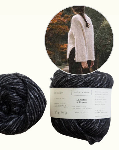 Nido Sweater | mõnusalt pehme Le Coton & Alpaca kampsun firmalt Biches & Bûches