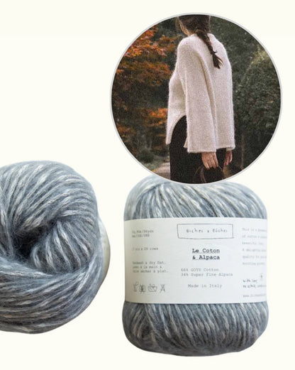 Nido Sweater | mõnusalt pehme Le Coton & Alpaca kampsun firmalt Biches & Bûches
