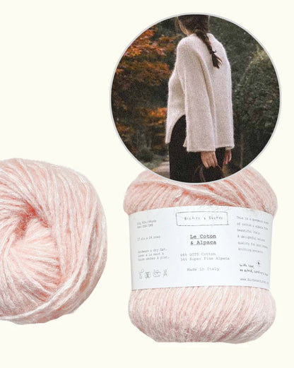 Nido Sweater | mõnusalt pehme Le Coton & Alpaca kampsun firmalt Biches & Bûches