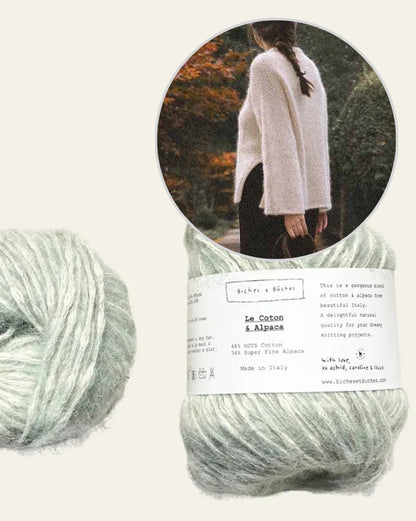 Nido Sweater | mõnusalt pehme Le Coton & Alpaca kampsun firmalt Biches & Bûches