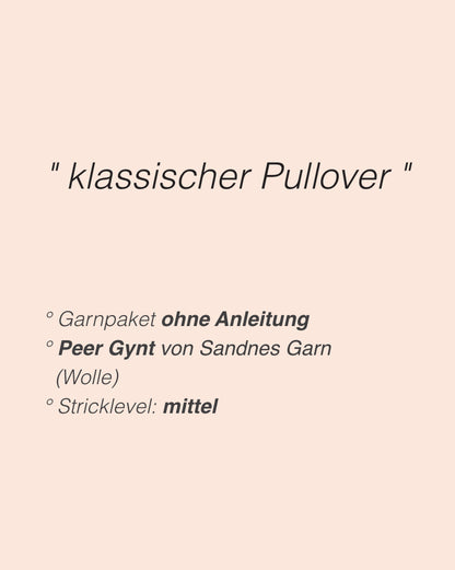 Niels Sweater Man | Classic from Peer Gynt by Sandnes Garn