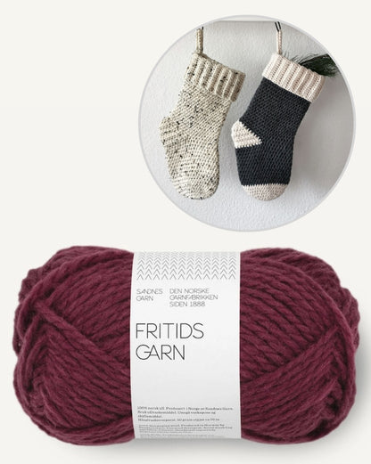 Nikolaus Strumpf | féerique en Fritidsgarn de Sandnes Garn