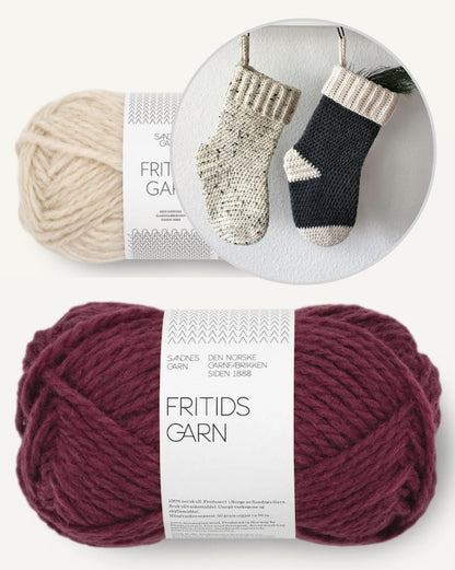 Nikolaus Strumpf | féerique en Fritidsgarn de Sandnes Garn