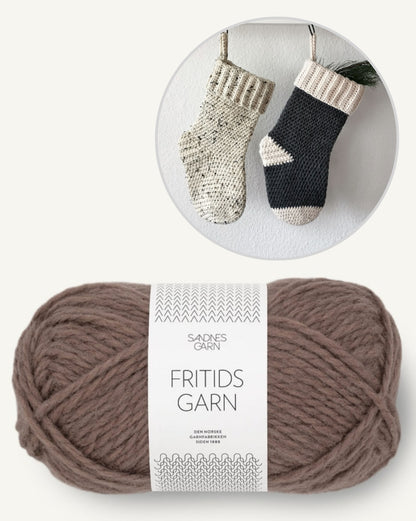 Nikolaus Strumpf | féerique en Fritidsgarn de Sandnes Garn