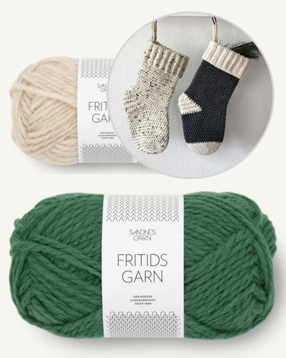 Nikolaus Strumpf | féerique en Fritidsgarn de Sandnes Garn