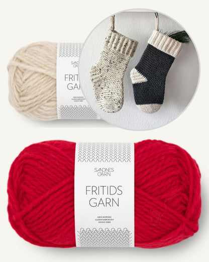 Nikolaus Strumpf | féerique en Fritidsgarn de Sandnes Garn