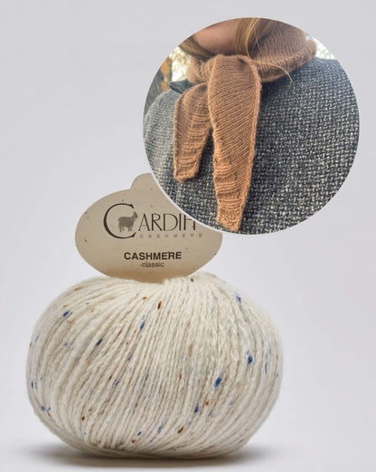 Note Bandana | Écharpe en cachemire simple et décontractée en cachemire classique de Cardiff