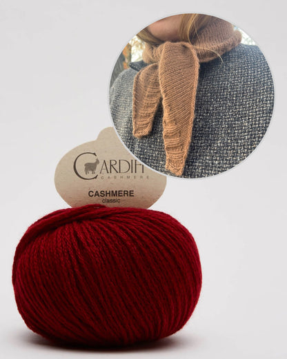 Note Bandana | Écharpe en cachemire simple et décontractée en cachemire classique de Cardiff
