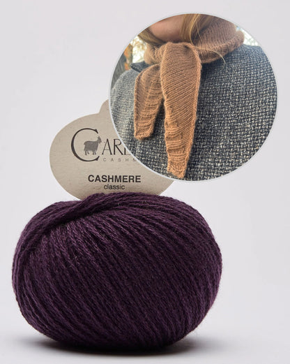 Note Bandana | Écharpe en cachemire simple et décontractée en cachemire classique de Cardiff