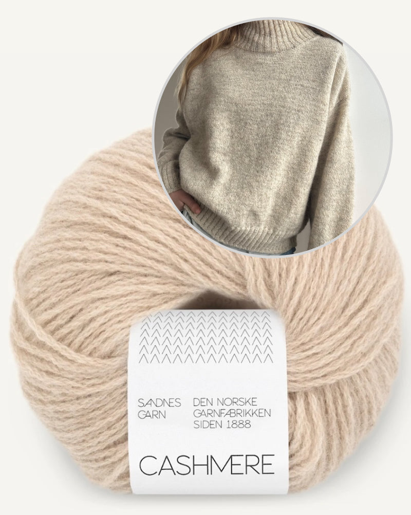 Note Sweater | Le pull en cachemire de tes rêves avec du cachemire de Sandnes Garn