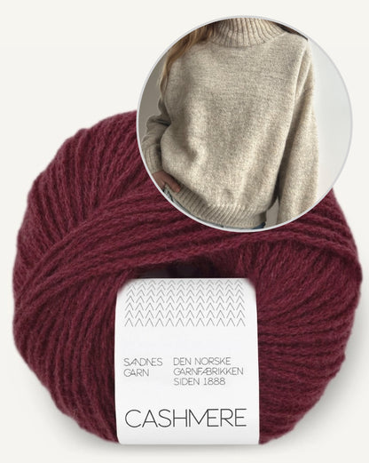 Note Sweater | Le pull en cachemire de tes rêves avec du cachemire de Sandnes Garn