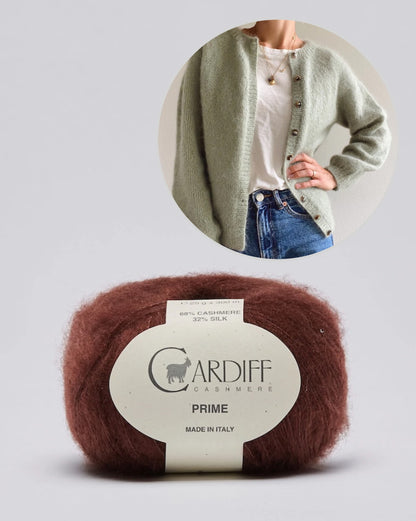 Novice Cardigan - Cashmere Edition | extrêmement doux en Prime de Cardiff Cashmere