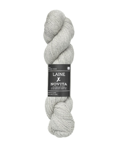 Laine x Novita Laine 4-fädig Farbe tender fog