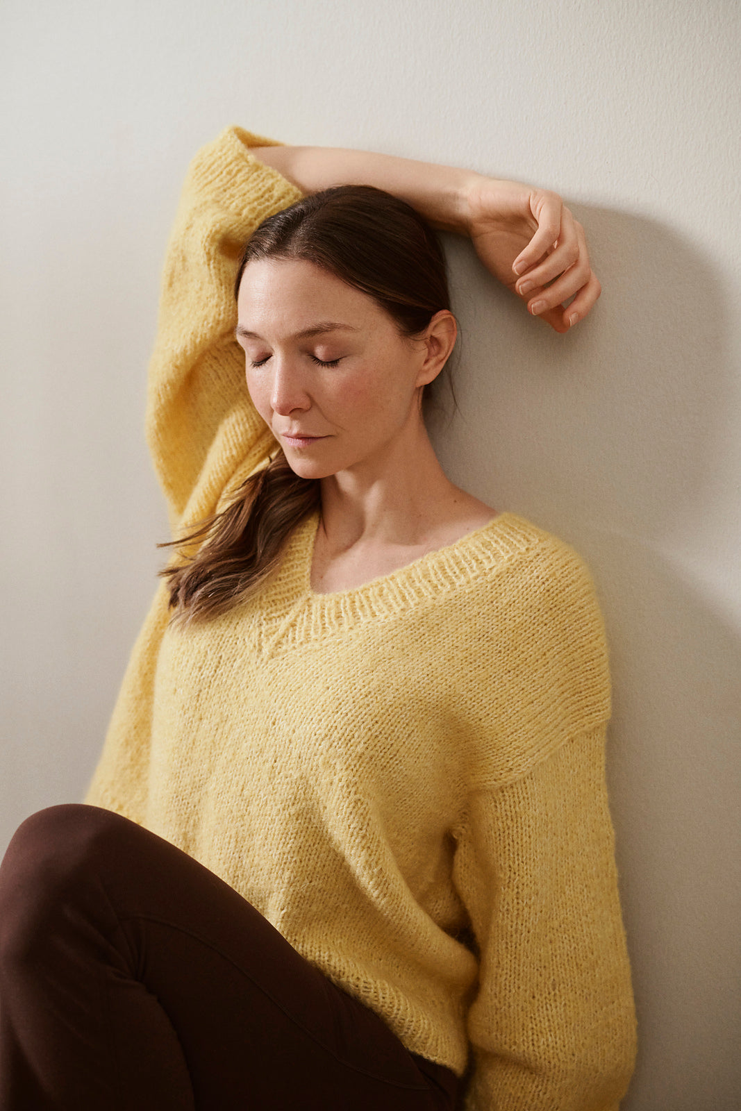 Pull Solju | pull douillet oversize tricoté en Hehku et Wonder Wool 4-ply de Novita