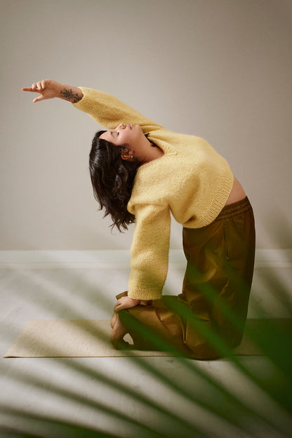 Pull Solju | pull douillet oversize tricoté en Hehku et Wonder Wool 4-ply de Novita
