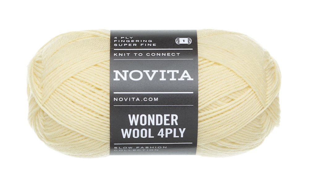 Novita Wonder Wool 4-ply Farbe meringue 205