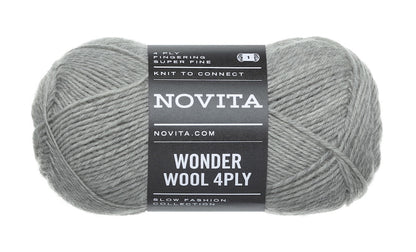 Novita Wonder Wool 4-ply Farbe nebel 075