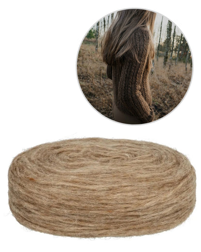 Chandail Oakwood Raglan | fin motif torsadé en Plötulopi de Lopi Island