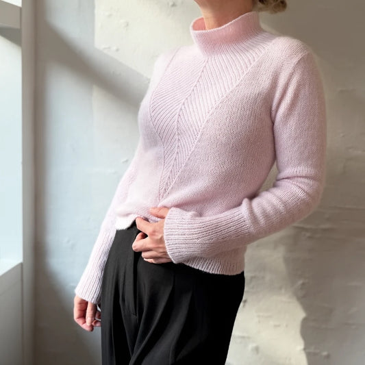 Arrow Blouse | very flattering and soft, made from Pascuali Cashmere 6/28