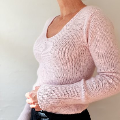Arrow Blouse | meget flatterende og blød, strikket af Cashmere 6/28 fra Pascuali